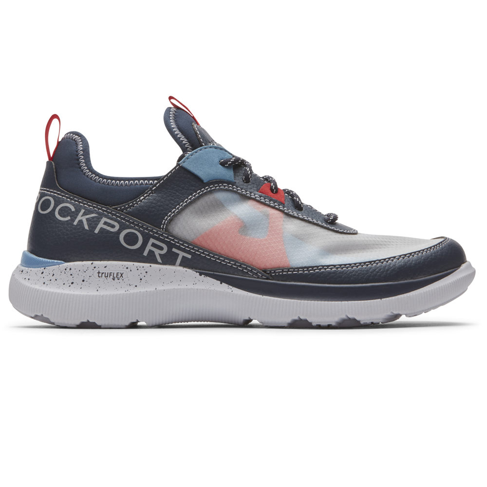 Tenis Rockport Homem Azuis - Truflex Hybrid Mudguard Tie - 08629ODPJ